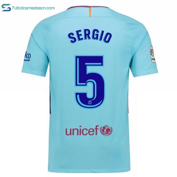 Camiseta Barcelona 2ª Sergio 2017/18